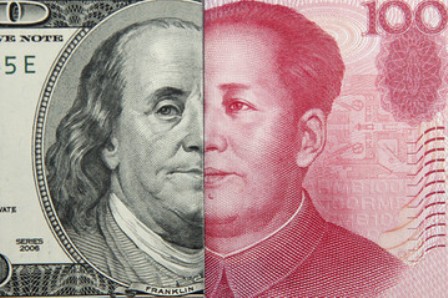 Паритетный курс юаня к доллару США ослаб на 35 базисных пунктов