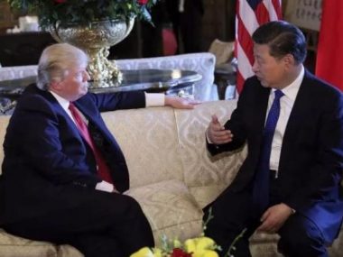 Председатель КНР Си Цзиньпин и президент США Дональд Трамп провели переговоры