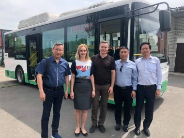 Nanjing Golden Dragon Bus может открыть в Украине завод по сборке электробусов
