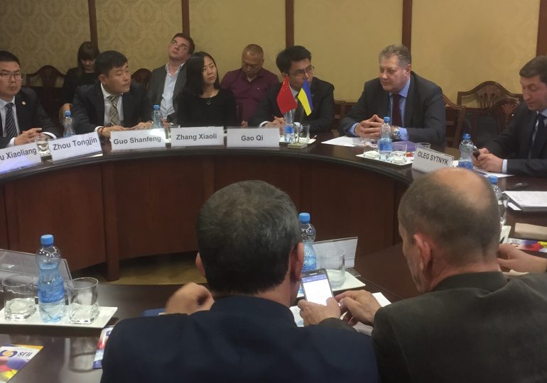 Украинские и китайские деловые круги обсудили сотрудничество на встрече в ТПП