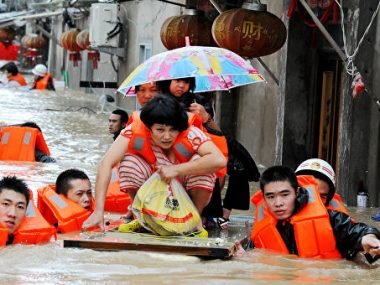 Наводнение в Китае затронуло более миллиона людей
