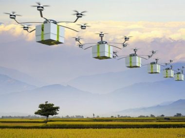 В Китае товары вместо курьеров будут доставлять дроны