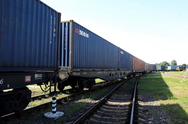 В Киев прибыл первый контейнерный поезд Китай-Украина