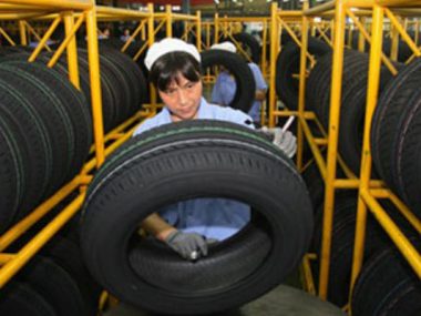 Экспорт шин из Китая сократился на 21% за полугодие