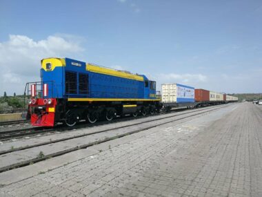 В Одесскую область прибыл грузовой поезд Китай-Европа