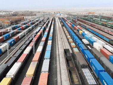 China Railway Express увеличивает грузоперевозки через границу с Казахстаном
