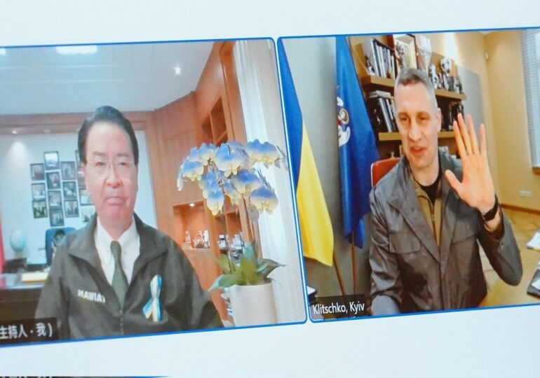 Мэр Киева и министр иностранных дел Тайваня обсудили поддержку Украины