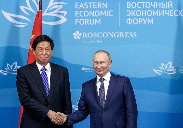 Ли Чжаньшу и Путин провели встречу на полях Восточного экономического форума