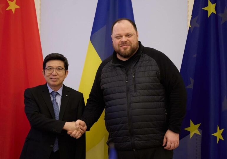 Спикер ВР встретился с послом КНР в Украине Фань Сяньжуном