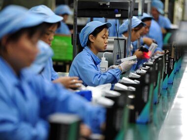 Производственная активность Китая продолжила сокращение в августе