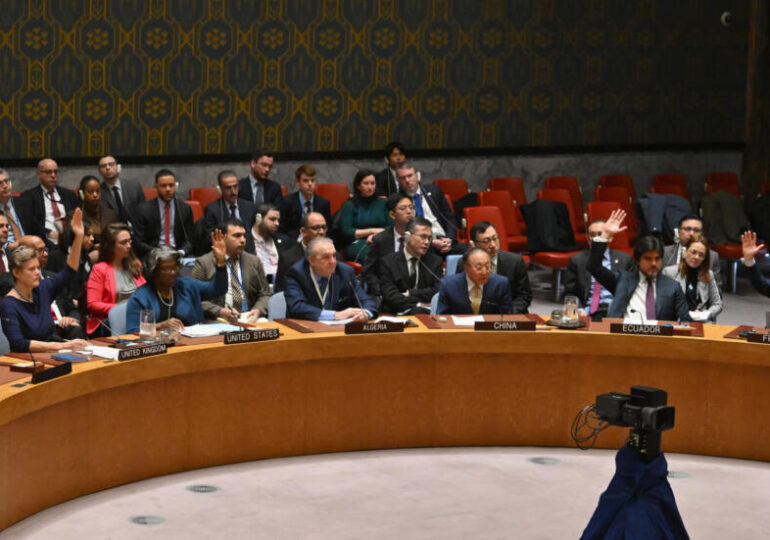 Китай и РФ наложили вето на резолюцию Совбеза ООН о прекращении огня в Газе