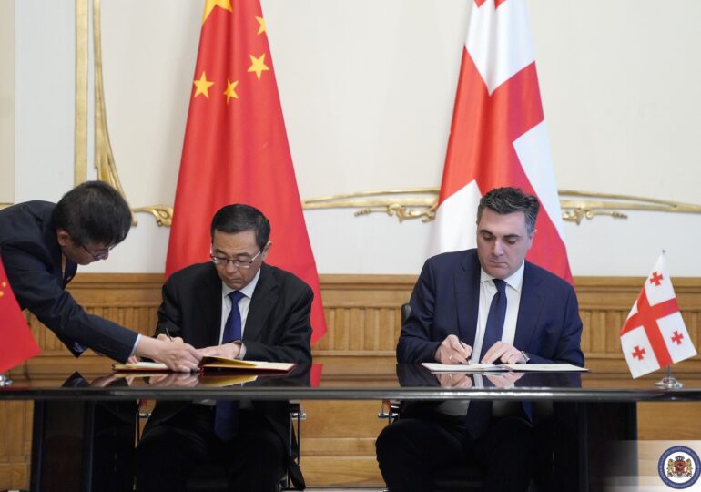 Грузия подписала соглашение о безвизе с КНР
