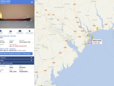 В порт "Большой Одессы" впервые с 2022 года зашел контейнеровоз из Китая