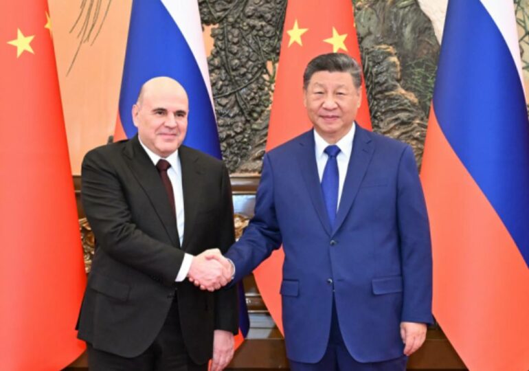 Си Цзиньпин провел встречу с премьер-министром РФ