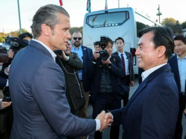 Хегсет посетил демилитаризованную зону на границе Южной Кореи и КНДР