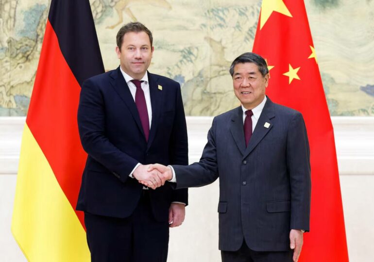 Китай и Германия договорились работать над укреплением торговых связей 