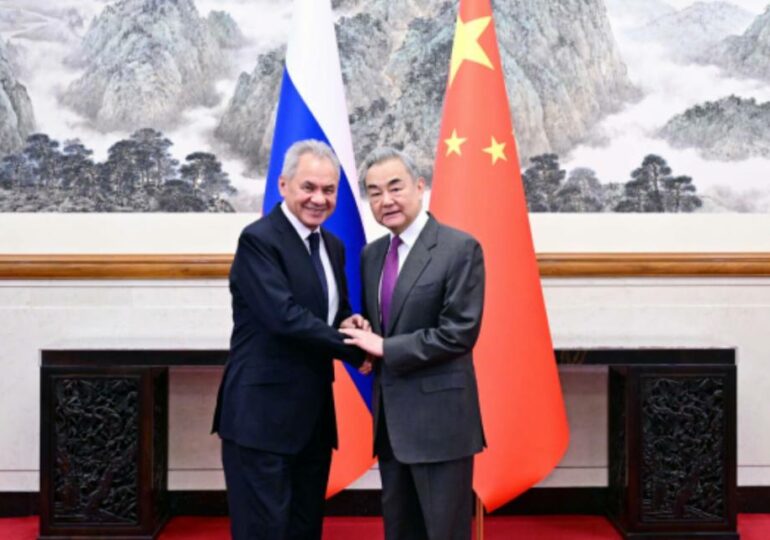 Ван И провел встречу с секретарем Совета безопасности РФ Шойгу