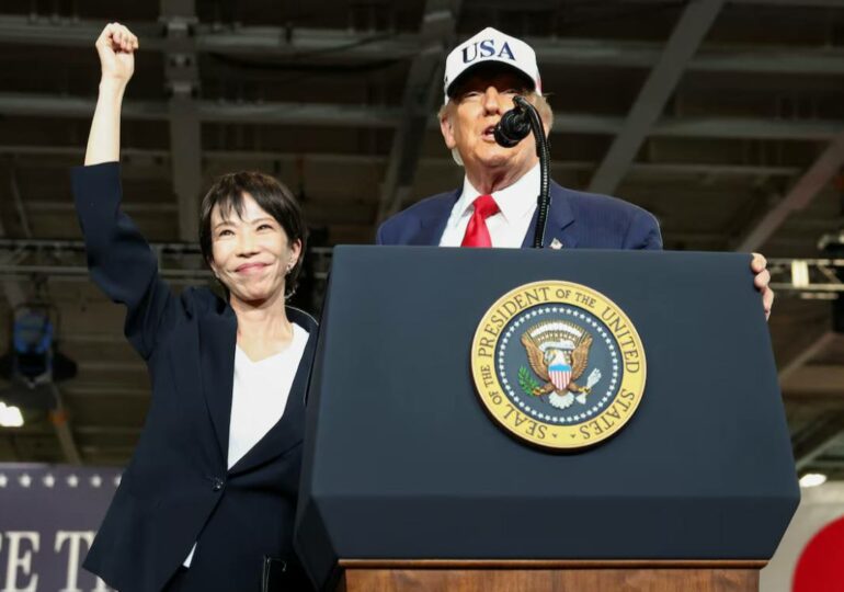 Трамп поддержал премьер-министра Такаити перед выборами в Японии