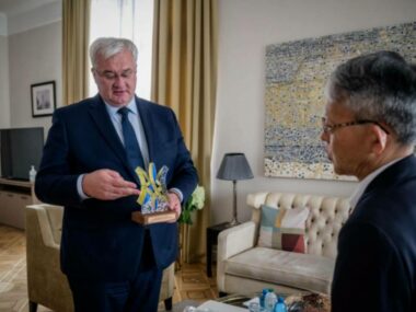 Сибіга прийняв посла Японії в Україні Накаґоме Масаші